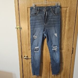 Hollister Super Skinny Jeans - Light Blue